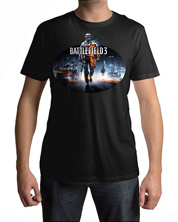 Camiseta BF3 Battlefield 3 Capa