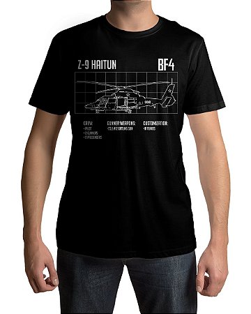 Camiseta BF4 Battlefield 4 Z9 - Haitun