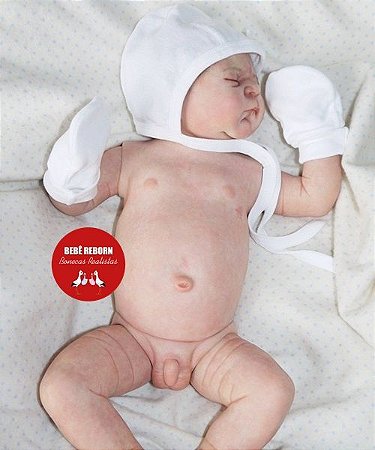 Bebê Reborn Menino Super Realista Bebê Sofisticado Todo Em Vinil Articulável Com Lindo Enxoval