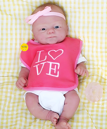 Bebê Reborn Menina Coco Malu 40 Cm Olhos Abertos Silicone Sólido Com Enxoval E Uma Linda Chupeta