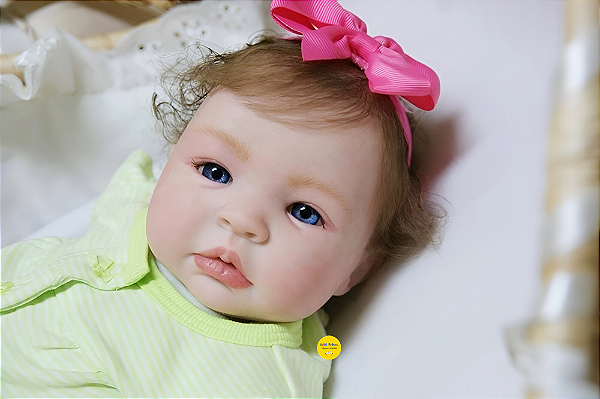 Bebê Reborn Menina Shyann 43 Cm Olhos Abertos Linda E Realista Um Verdadeiro Presente Super Oferta