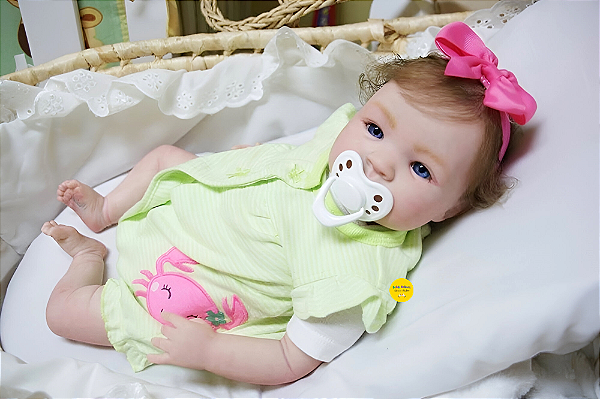 Bebê Reborn Menina Shyann 43 Cm Olhos Abertos Linda E Realista Um Verdadeiro Presente Super Oferta