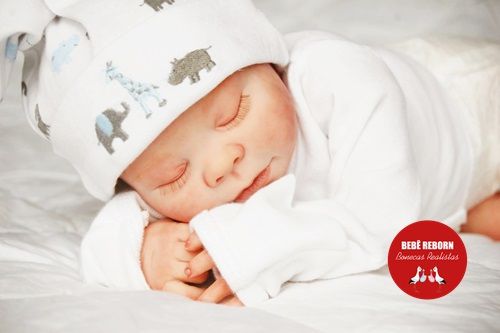 Bebê Reborn Menino Realista Parece Um Bebê De Verdade Bonito E Encantador Com 40 Cm