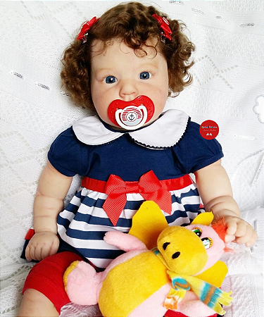 Boneca Bebê Reborn Menina 53 Cm Crystal Olhos Abertos Linda Bebê Parece De Verdade Super Promoção