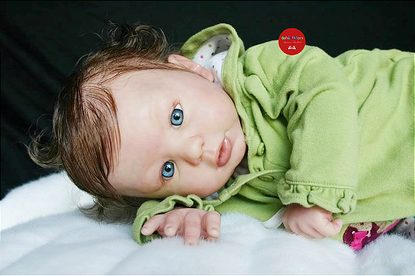 Bebê Reborn Menino Kylin 51 Cm Olhos Abertos Bebê Realista Lindo E Perfeito Acompanha Chupeta