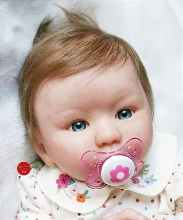 Bebê Reborn Menina Kylin 51 Cm Olhos Abertos Recém Nascida Com Enxoval E Chupeta Super Promoção