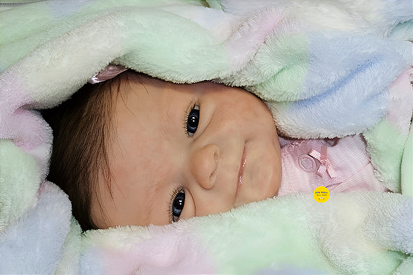 Bebê Reborn Menina Coco Malu 48 Cm Olhos Abertos Bebê Realista Acompanha Chupeta E Lindo Enxoval