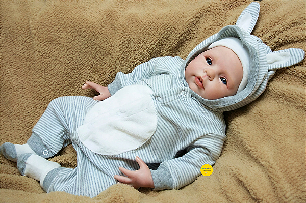 Bebê Reborn Menino Honey 51 Cm Olhos Abertos Com Detalhes Reais De Um Bebezinho De Verdade