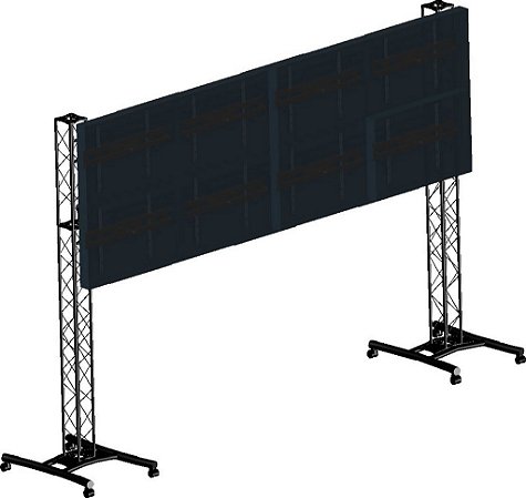 suporte para video wall 2x4