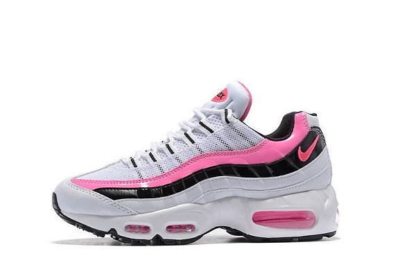 air max rosa com branco