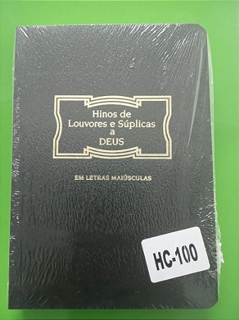 HC-100 HINARIO DE CANTO-CAPA,SIMPLES