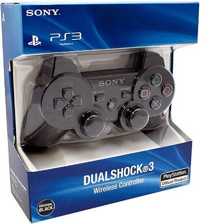 Controle Playstation 3 Dualshock 3 Preto Ps3 Original