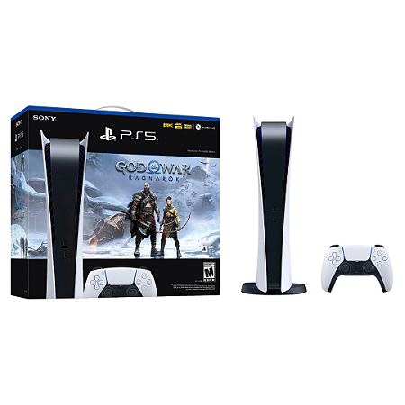 Console Sony PlayStation 5 com God of War | edição digital