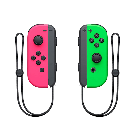Controle Joy-Con Nintendo Switch Rosa e Verde