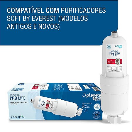 Refil Pro Life Para Purificador Soft Everest kit 23 + 2 peças extra Planeta Agua