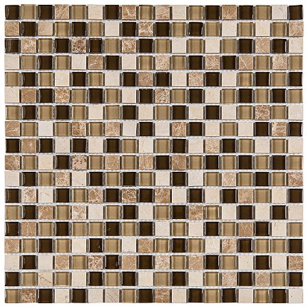 Pastilha MT701 - 30x30cm - Glass Mosaic