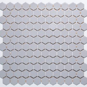 Pastilha de Porcelana Hexagonal - M-12257 - Inox