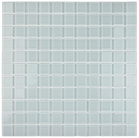 Pastilha Cristal  Branco - K2501 30x30cm Glass Mosaic