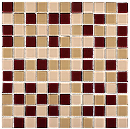 Pastilha Cristal MIX2514 30x30cm Glass Mosaic