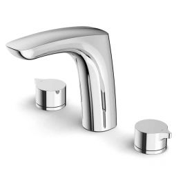Misturador para Lavatório de Mesa 3 furos Bica Alta Insignia Cromador - A5A443AC0C - Roca