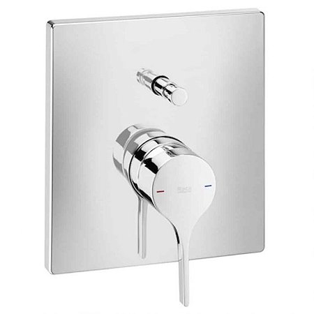 Acabamento para monocomando de banheira e ducha Insignia Cromado - A5A0B3AC0C - Roca