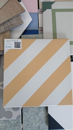 Revestimento Atlas 20x20 - Listra Mostarda - Omd-16192