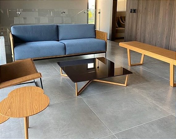 200038 - Porcelanato Manhattan Grey - 120x120 AC - Stato Dell Arte