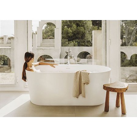 Banheira de Stonex Oval Raina Branco - A248466000 -  Roca