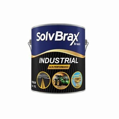 Tinta Epoxi - Kit (A+B) - Cores:  Amarelo - Azul - Lata 18 L -SolvBrax