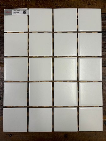 8028452 - Revestimento Galeria Branco Mesh Acetinado - 7,5x7,5cm - Eliane