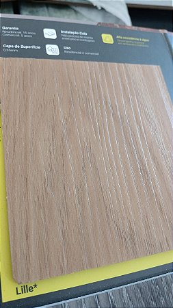 Piso Vinílico Colado Art Lille New - 3x184x1219 - Durafloor