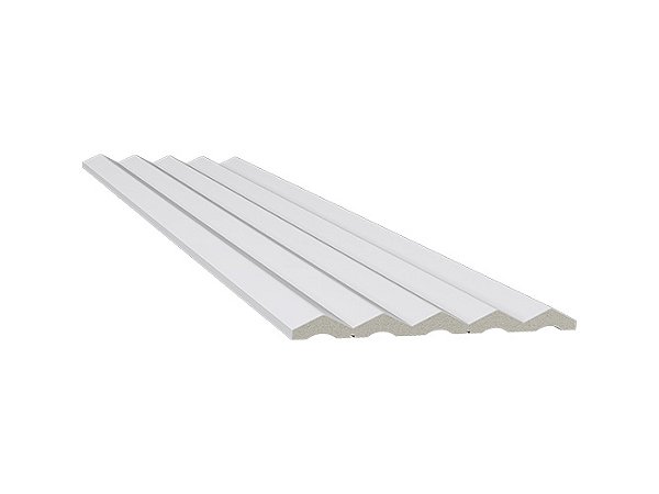 Painel Gizé Branco de poliestireno com 144 mm de largura Santa Luzia - 23563