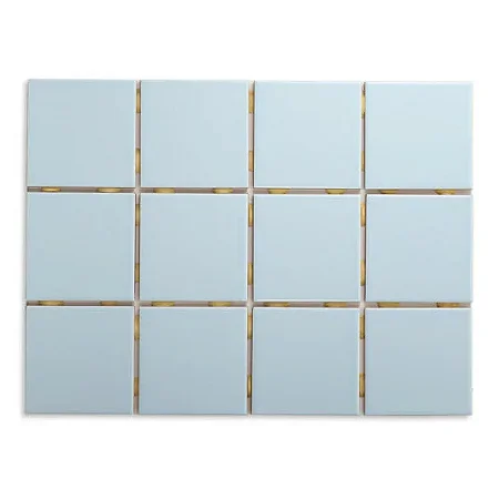 Pastilha Cerâmica 10 x 10 - Azul Piscina- 1040 - Srufaldi