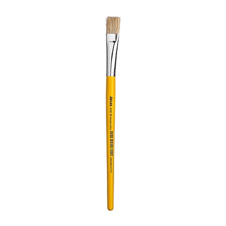 Pincel 760 Chato Cerda Natural Escolar (ATLAS)