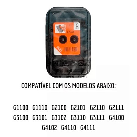 CABEÇA DE IMPRESSÃO CANON PIXMA G1100 / G2100 / G3100 / G4100 PRETA CA91 CARTRIDGE BLACK QY6-8001-000 QY6-8001-010