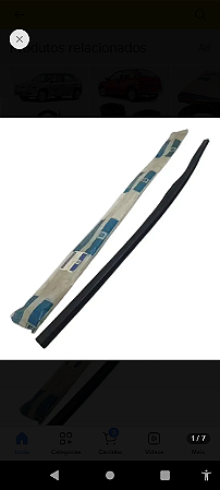 Canaleta lateral vidro porta opala 4p diant tras original GM valor cada peça