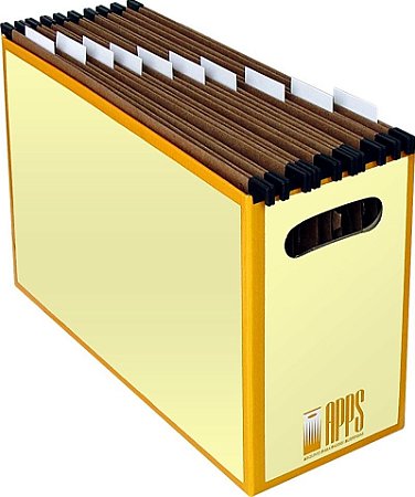 CAIXA ARQUIVO APPS AVULSA (PAPELÃO) SEM CONTER AS PASTAS SUSPENSAS INTERNAS