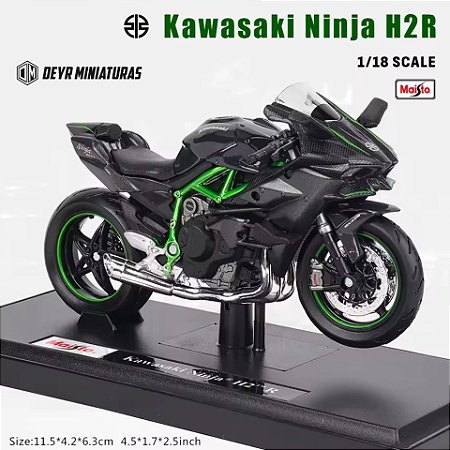 Miniatura Kawasaki Ninja H2R 2015 Maisto Edição Especial 1:18