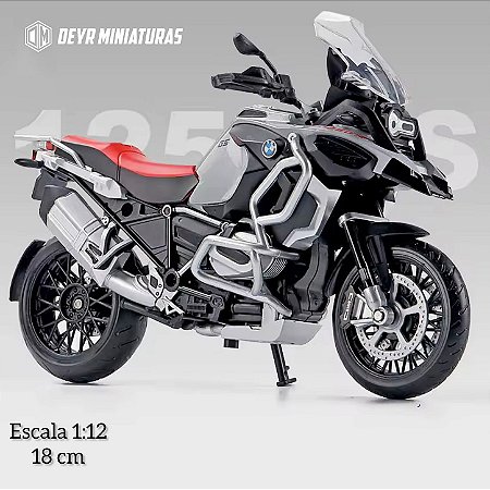 Miniatura BMW R 1250 GS 2021 Cinza Caipo 1:12