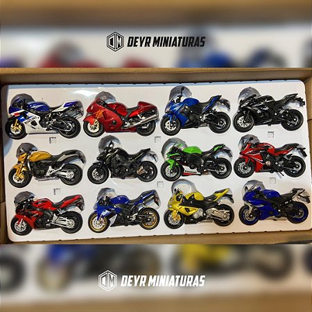 Miniaturas Motos Trilha Maisto 1:12 - Miniaturas de Motos - Deyr Miniaturas