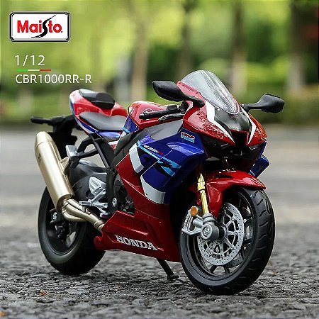 Miniatura Honda CBR 1000 RR-R SP Fireblade 2020 Maisto 1:12 Edição Especial