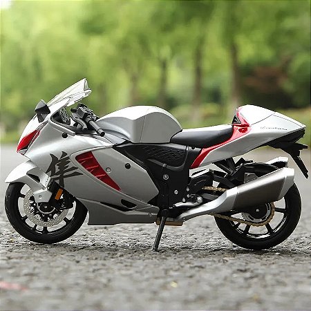 Miniatura Suzuki Hayabusa 2022 Maisto 1:12 - 18 cm