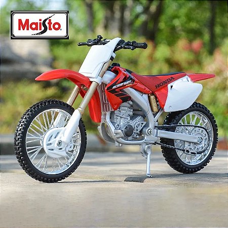 Miniatura Honda CRF 450R Bburago 1:18 - Miniaturas de Motos - Deyr  Miniaturas