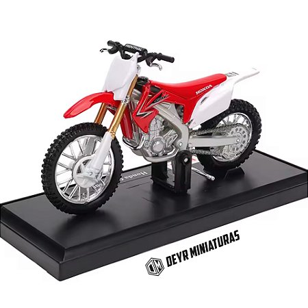 Miniatura Honda CRF 450R Maisto Edição Especial 1:18