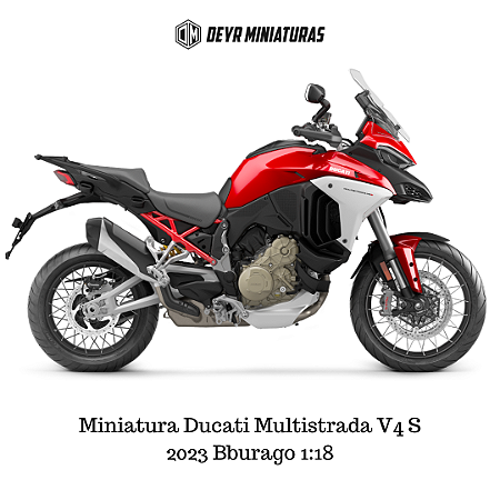 Miniatura Ducati Multistrada V4 S Bburago 1:18