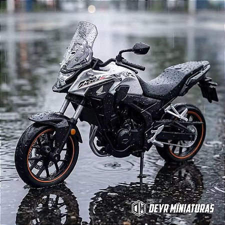 Miniatura Honda CB 500/400X 2022 Cinza CCA/MSZ/CAIPO 1:12