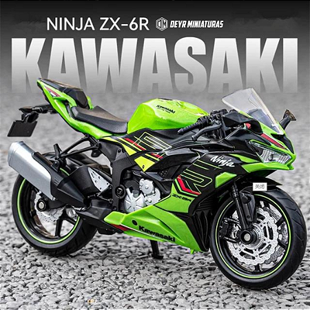 Miniatura Kawasaki Ninja ZX-6R 2023 RMZ City 1:12