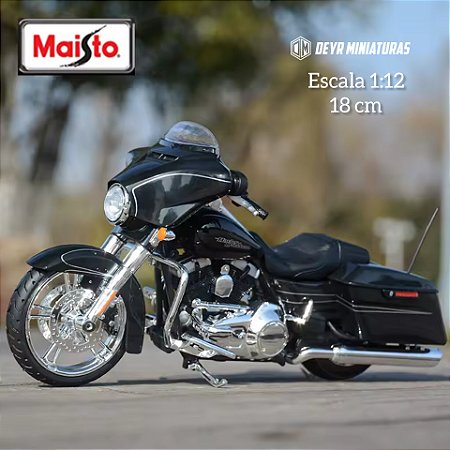 Miniatura Harley Davidson Street Glide Special 2015 Maisto 1:12 - 18 cm