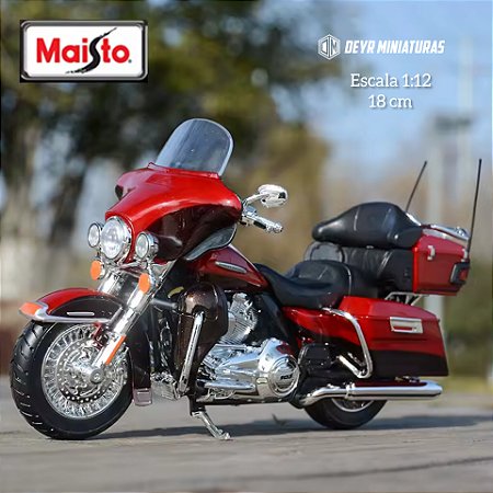 Miniatura Harley Davidson Electra Glide Ultra Limited FLHTK 2013 Maisto 1:12