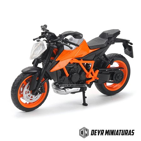 Miniatura KTM 1290 Super Duke R 2022 Laranja MSZ 1:18